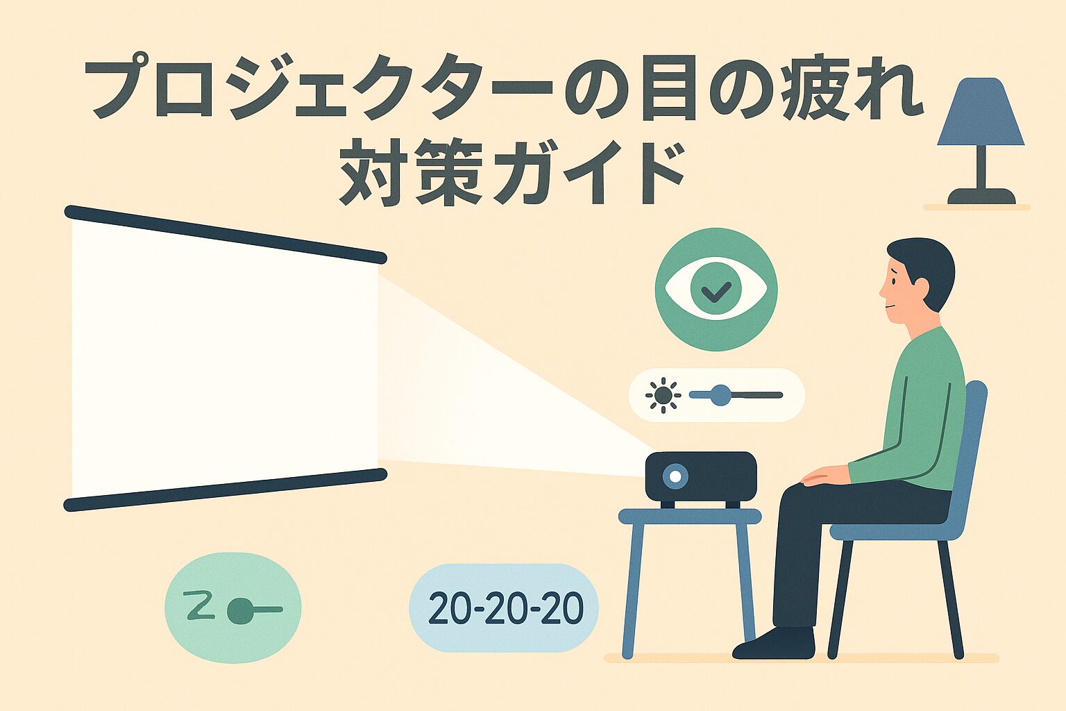 プロジェクターの目の疲れの原因と対策と安全基準を網羅ガイド
