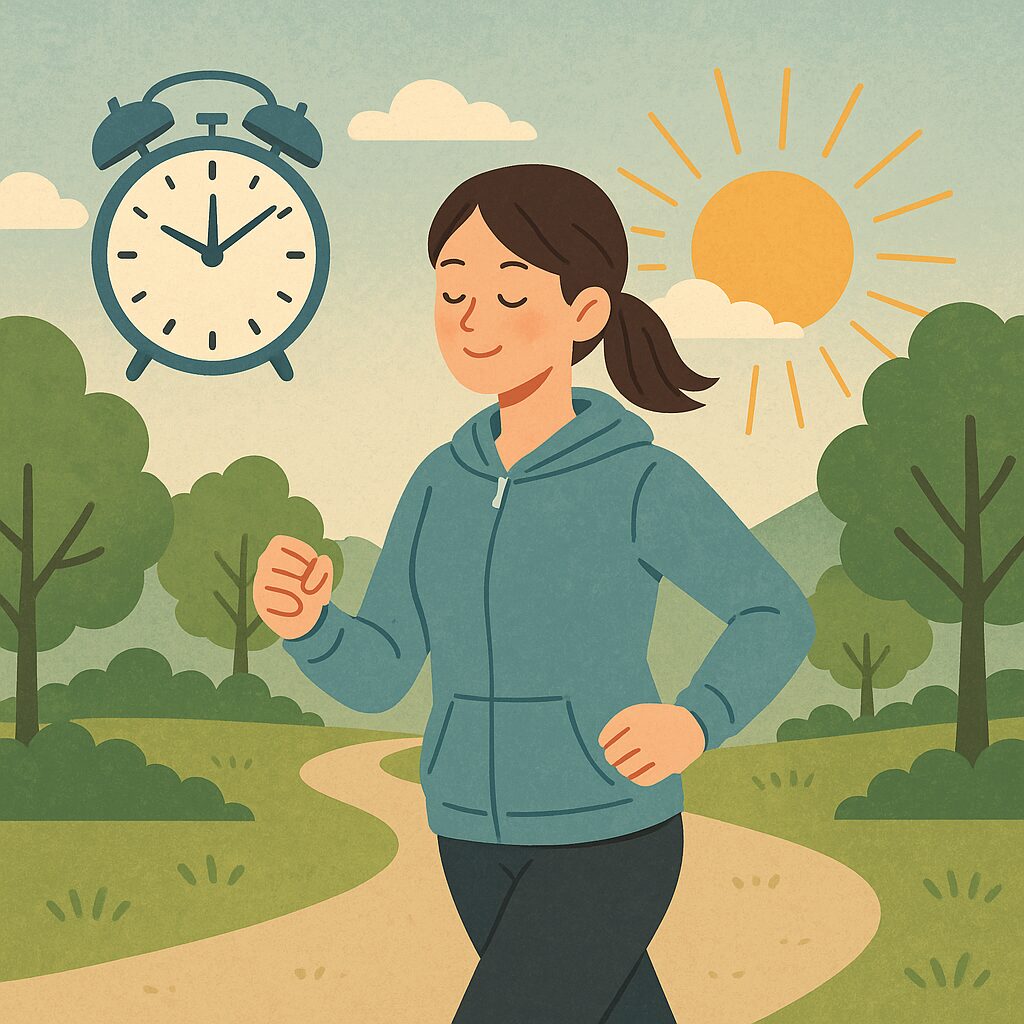 睡眠の運動の朝散歩で整える体内時計と快眠の実践法